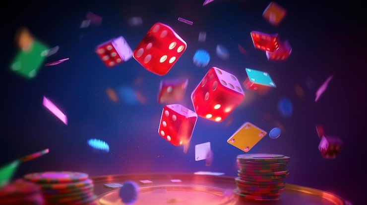 Layar permainan Wild Fireworks dengan kontrol taruhan dan tombol putar